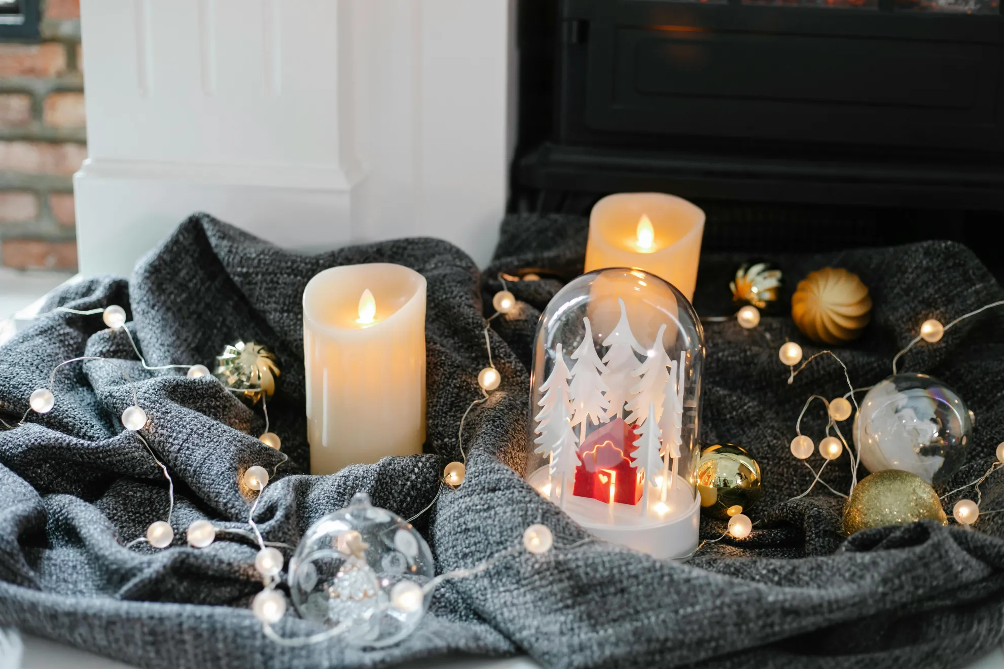 velas para cenas navideñas