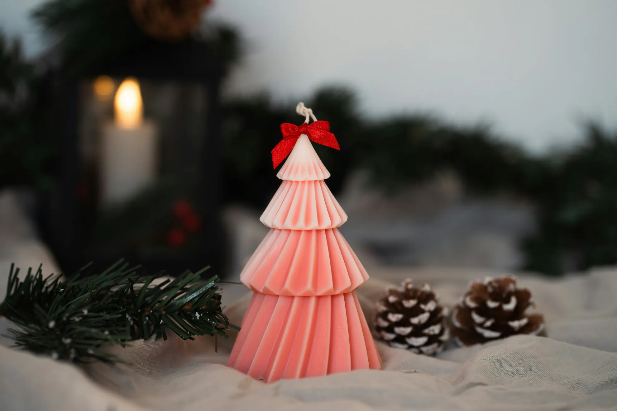 velas aromáticas navideñas