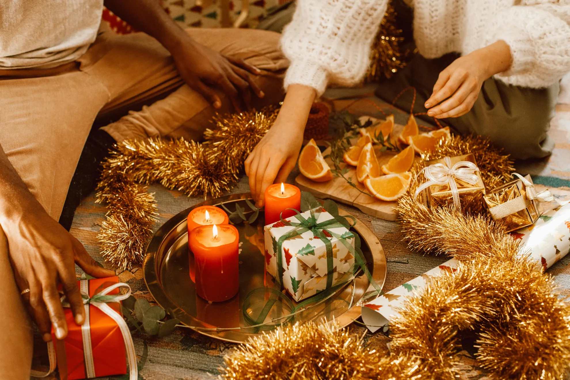 vela de navidad